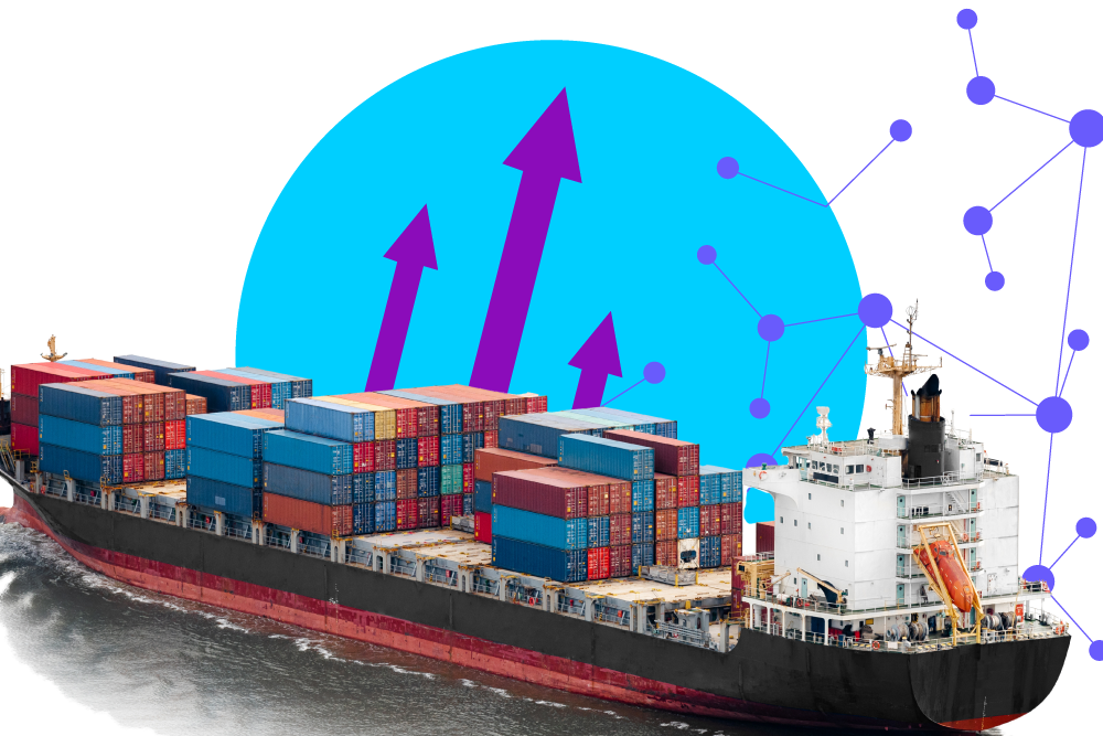 Cargo ship - branded